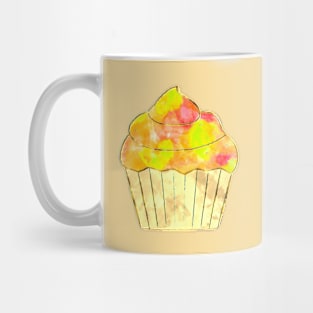 Watercolor Cupcake Painting Mug